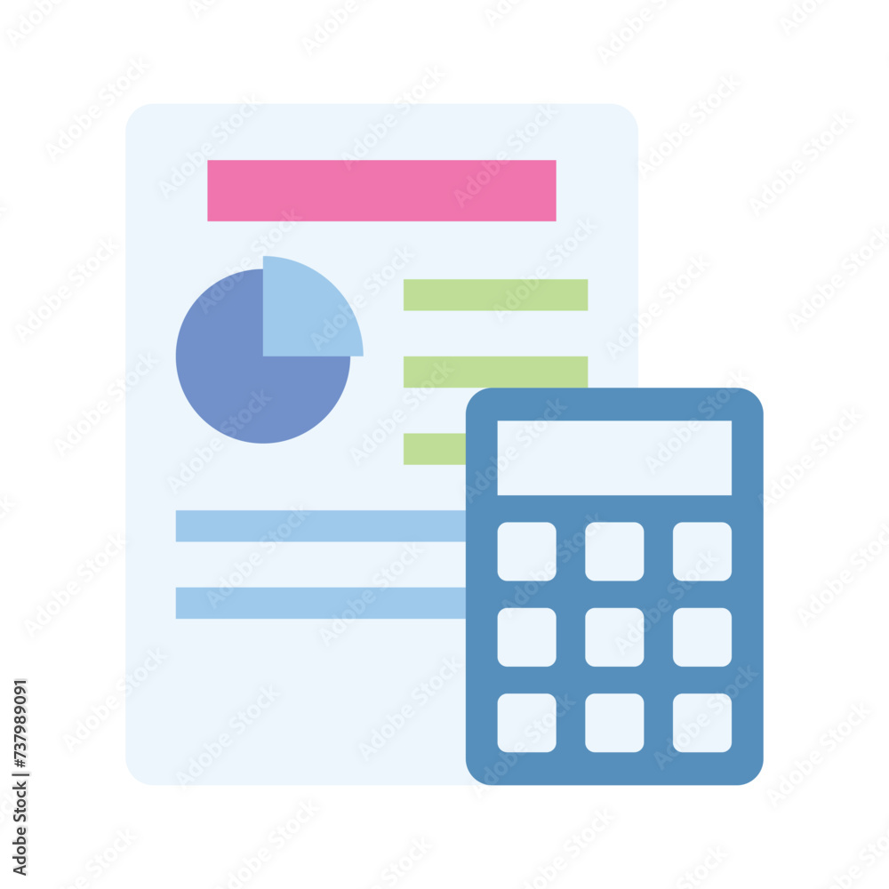 Grab this creatively crafted icon of budget accounting, easy to use vector Grab this creatively crafted icon of budget accounting, easy to use vector