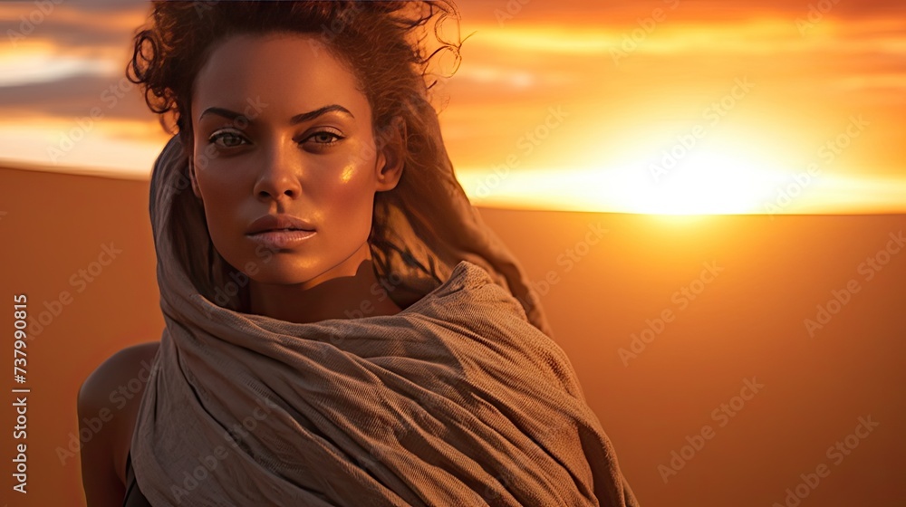 woman in desert woman in desert