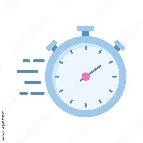 Grab this amazing icon of stopwatch in trendy design style