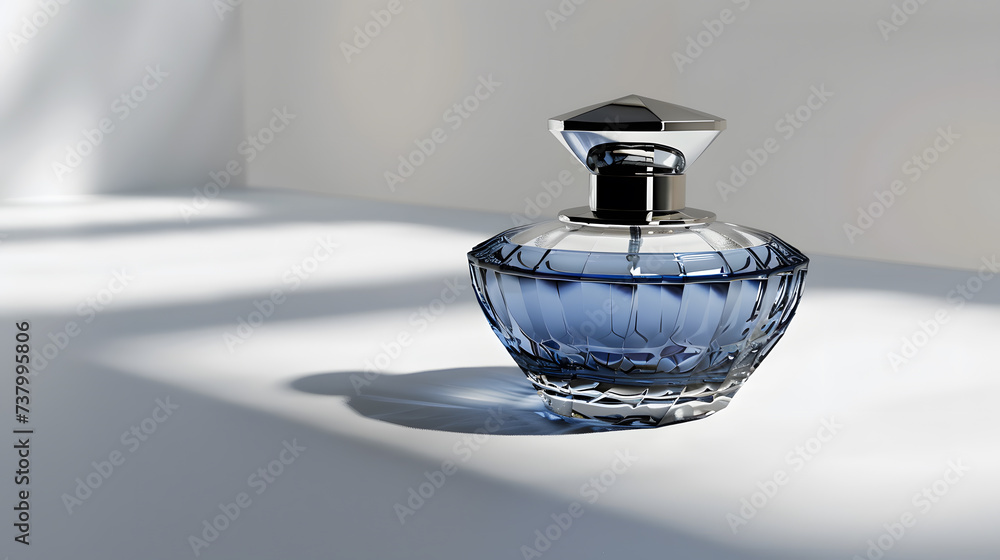 photo of a perfume bottle on a white background, with a sleek design and a sense of luxury. photo of a perfume bottle on a white background, with a sleek design and a sense of luxury.
