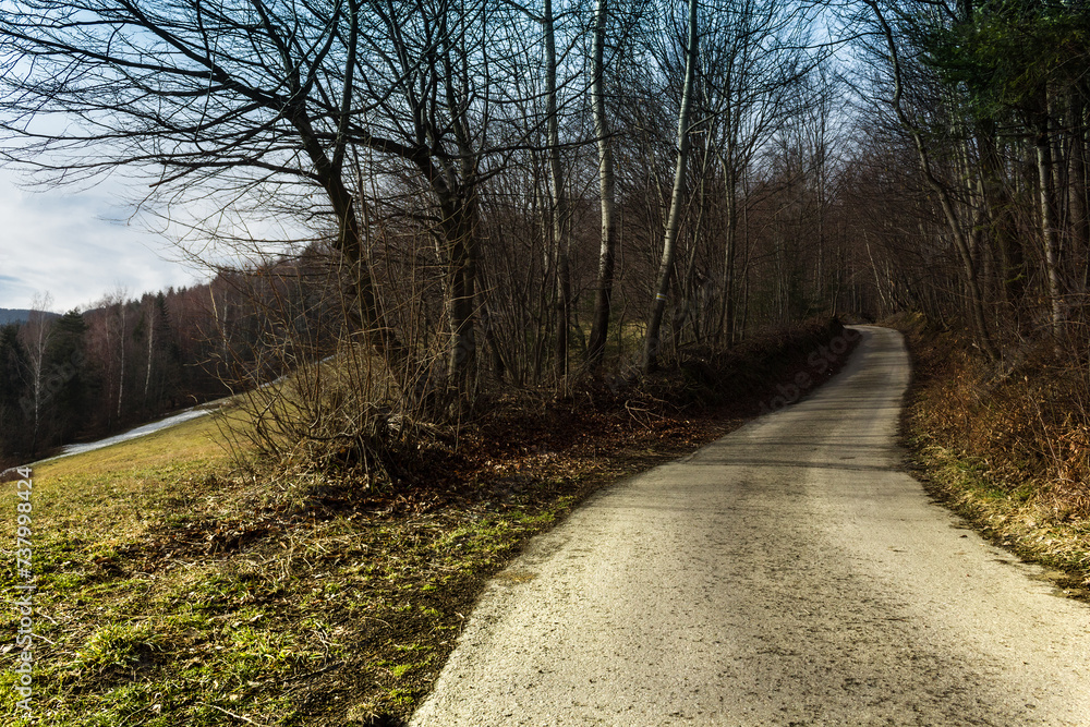 Road in Mountains in Autumn Road in Mountains in Autumn