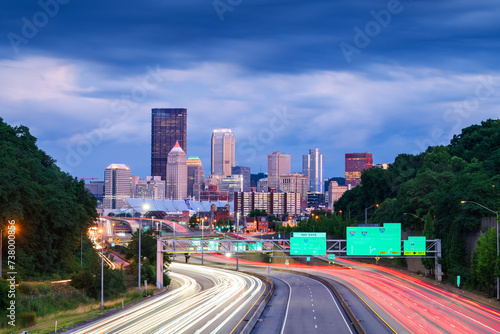 Pittsburgh, Pennsylvania, USA Downtown City Skyline © SeanPavonePhoto