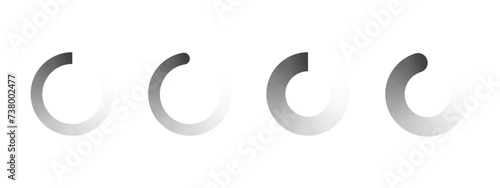 Loading Icon Isolated on white Background