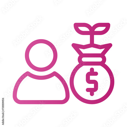 investor gradient icon