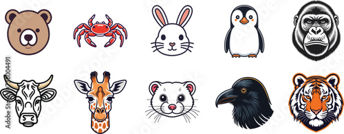 Animals icons pack