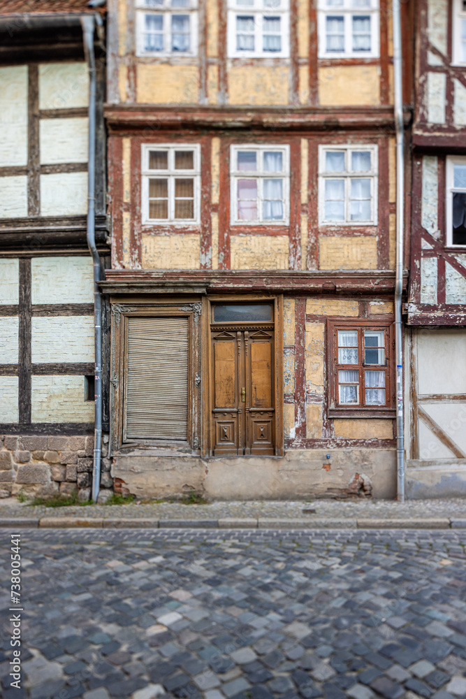 Obraz premium historische Altstadt von Quedlinburg