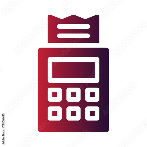 payment system flat gradient icon