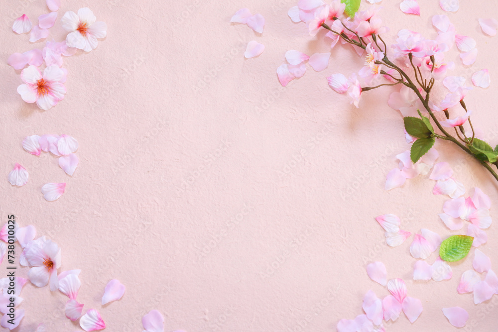 桜の背景素材　春イメージ