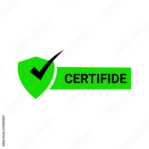 Certified check mark icon