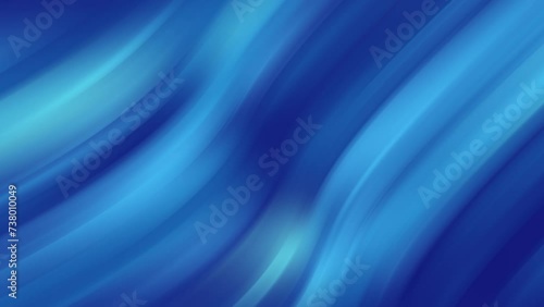 abstract blue gradient 4k animation, soft stripes motion background design element photo