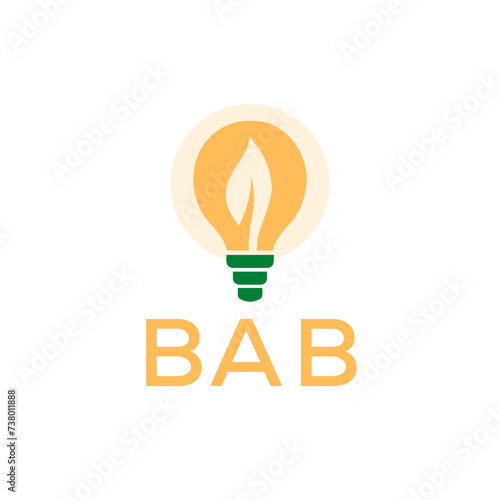 BAB Letter logo design template vector. BAB Business abstract connection vector logo. BAB icon circle logotype.
