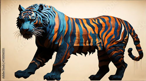 silhouette of a Tiger © MUHAMMADMUBASHIRALI