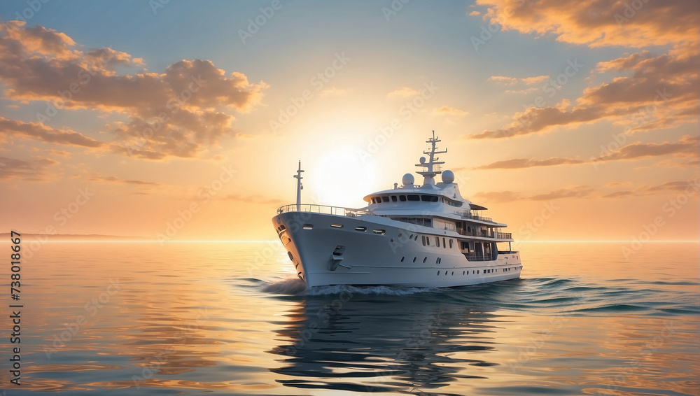 cruise ship at sunset cruise ship at sunset