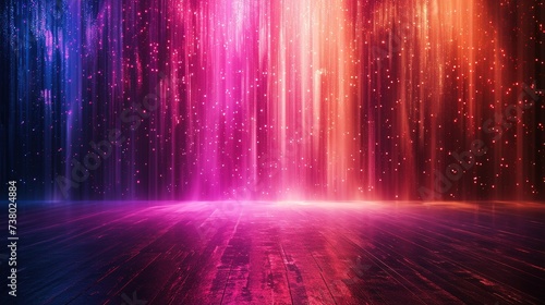 colorful neon stage backround