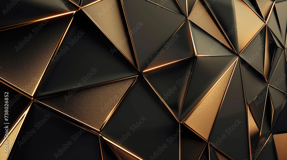 A visually striking golden wallpaper with a 3D effect A visually striking golden wallpaper with a 3D effect