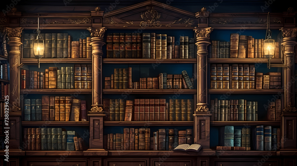 Books background, can be used to depict education, knowledge, learning or library themes Books background, can be used to depict education, knowledge, learning or library themes