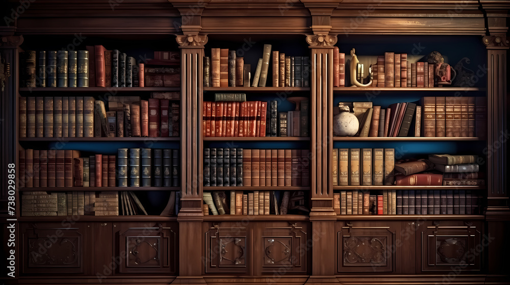 Books background, can be used to depict education, knowledge, learning or library themes Books background, can be used to depict education, knowledge, learning or library themes