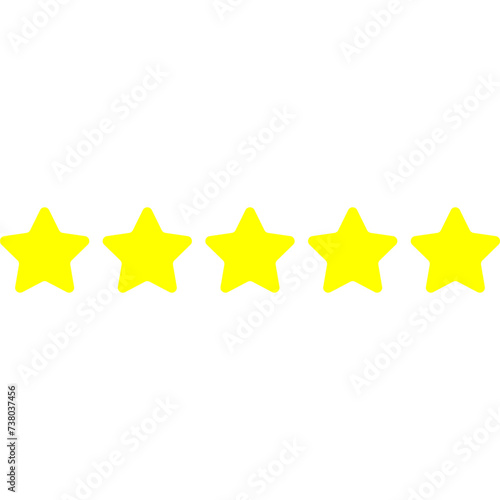 5 Stars as a Sign of High Rating and Customer Satisfaction