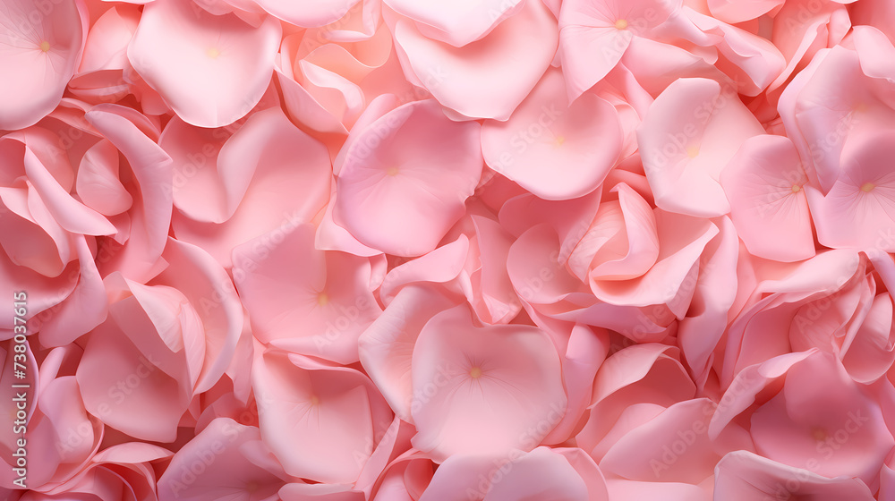 Obraz premium Rose flower illustration, floral banner with roses and bokeh glow