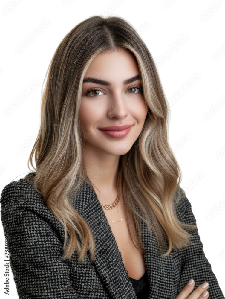 30s businesswoman in transparent background 30s businesswoman in transparent background