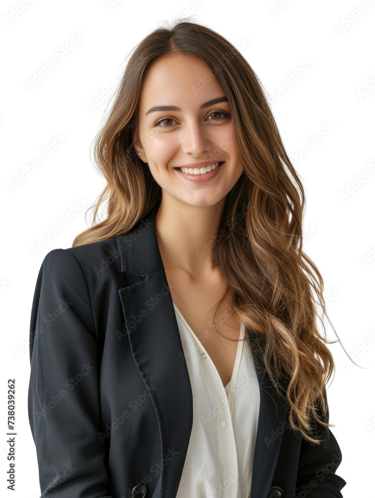 30s businesswoman in transparent background 30s businesswoman in transparent background