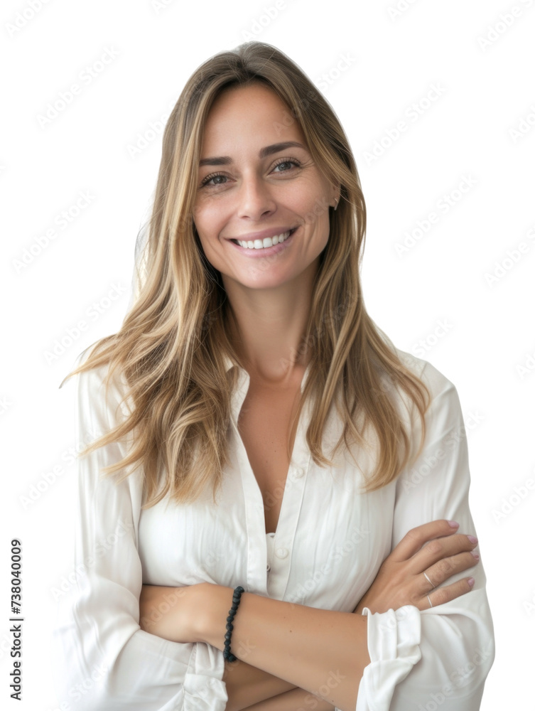 30s businesswoman in transparent background 30s businesswoman in transparent background
