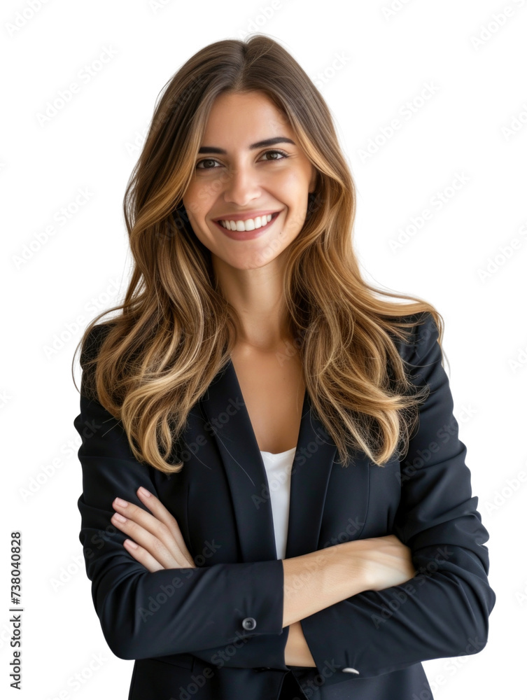 30s businesswoman in transparent background 30s businesswoman in transparent background