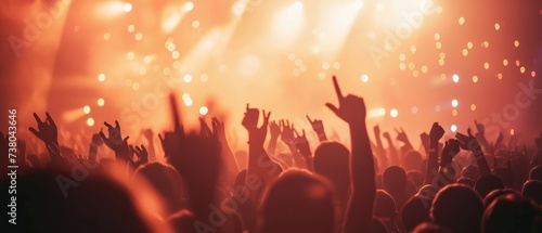 Energetic Crowd at Live Music Concert