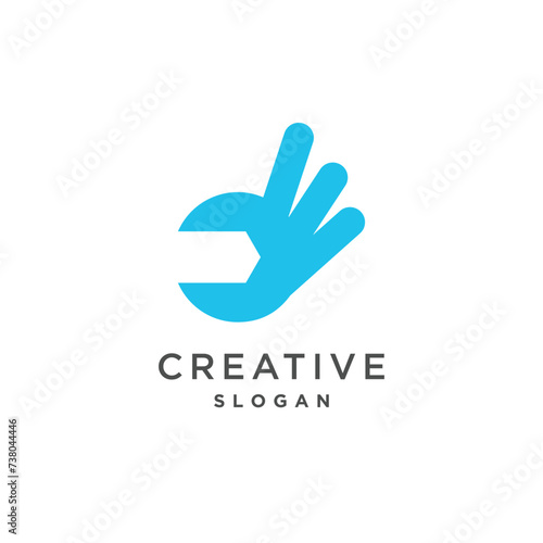service logo design element vector icon with creative concept idea © AFFANYUDA