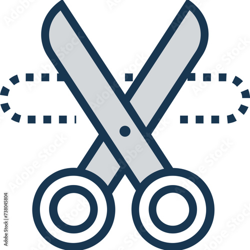 An icon of expired flat design 