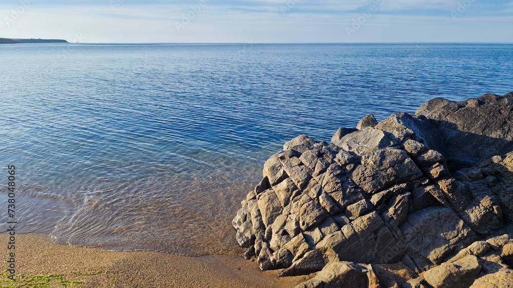 Calm Black Sea in Sinemorets, Bulgaria