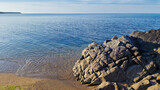 Calm Black Sea in Sinemorets, Bulgaria