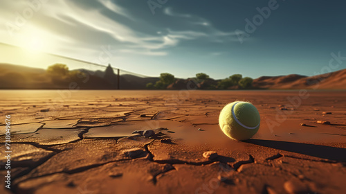 Tennis theme background © jiejie