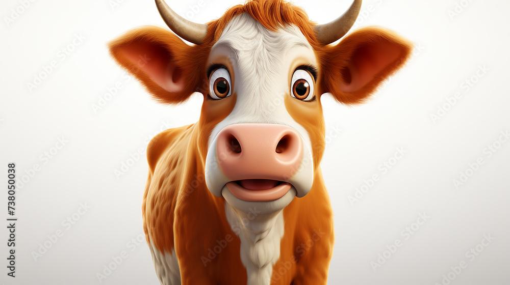 3d cow photo