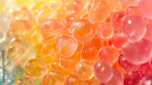 Background of colorful jelly candies