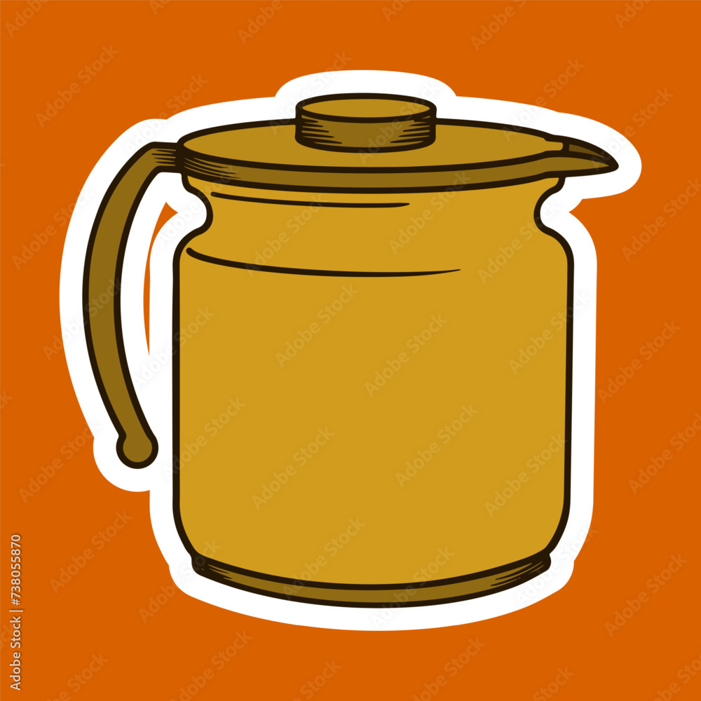 Teapot Hand Drawing Vector Illustration Teapot Hand Drawing Vector Illustration