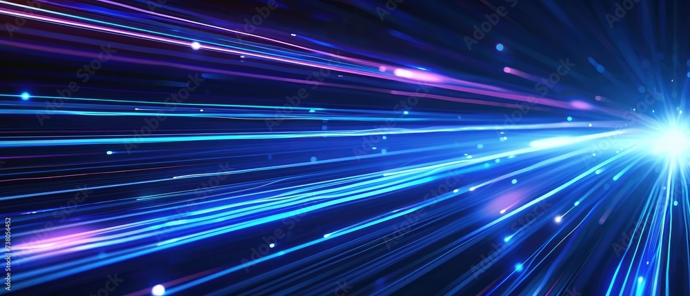 High Speed Light Fibers Technology Concept High Speed Light Fibers Technology Concept