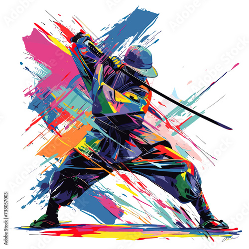 Japanese Samurai Warrior
