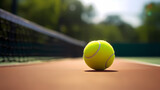 Tennis theme illustration, tennis close-up