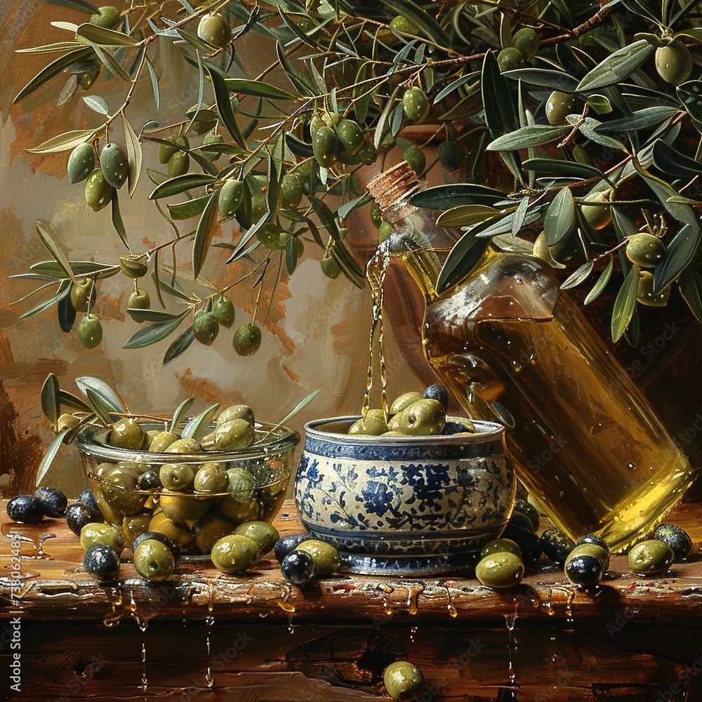 Trás-os-Montes Premium Olive Oil Still-Life

