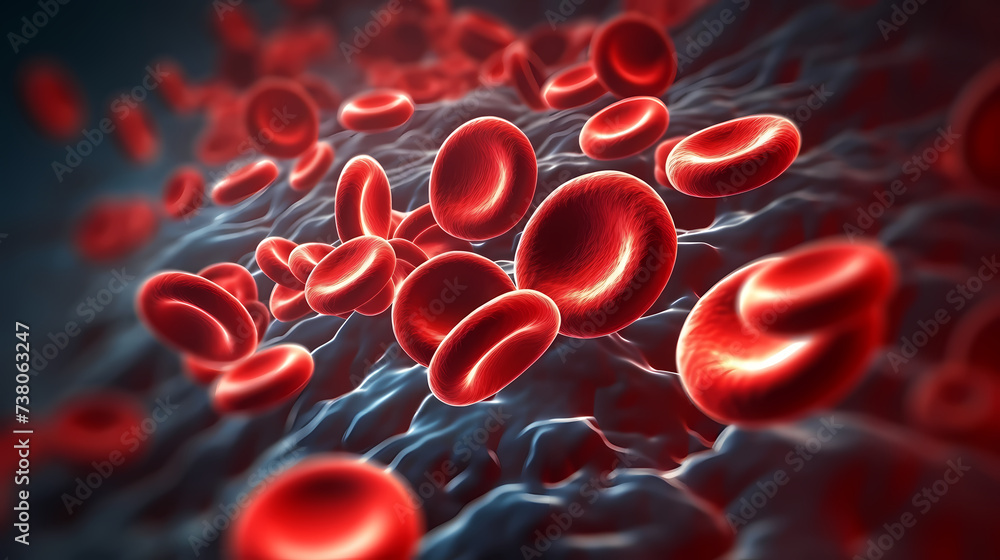 Red blood cells medical design, medical background Red blood cells medical design, medical background