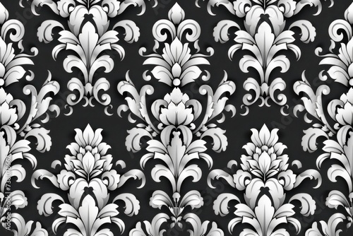 Vector damask seamless pattern. The most luxurious jewelry