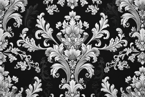 Vector damask seamless pattern. The most luxurious jewelry