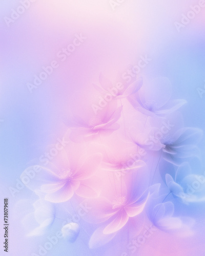 abstract background with pink flowers photo
