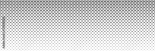 Blended  black and gray squae on white for pattern and background, halftone effect, Easter's day concept.