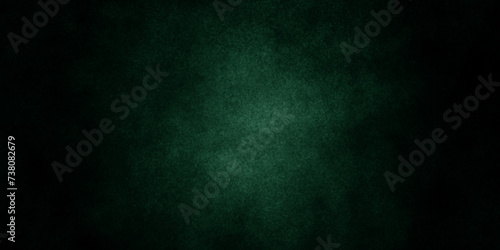 Fototapeta Naklejka Na Ścianę i Meble -  Abstract background with green paper texture and green watercolor painting background. smoke fog or clouds in center with dark border grunge design. black and green grunge watercolor background.