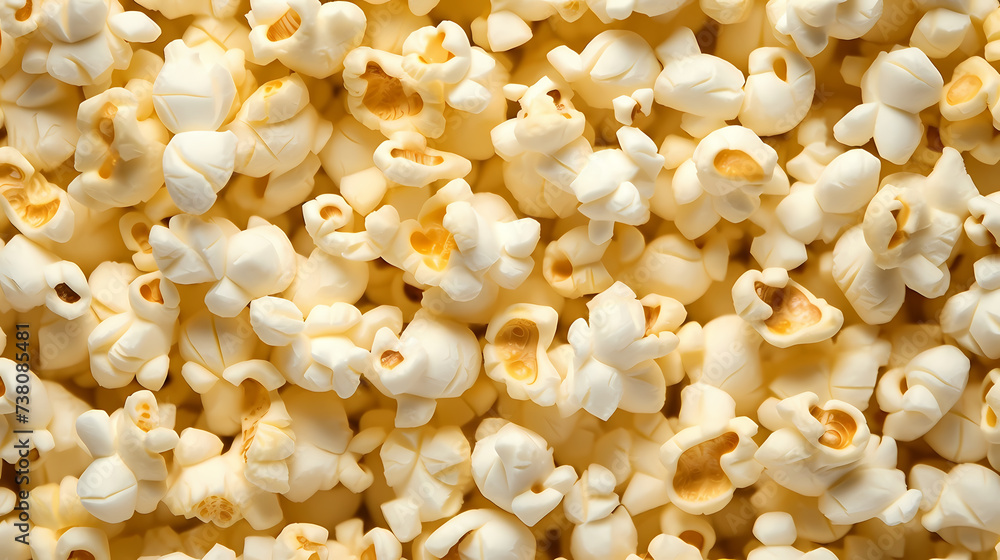 Popcorn with blurred background, cinema popcorn Popcorn with blurred background, cinema popcorn