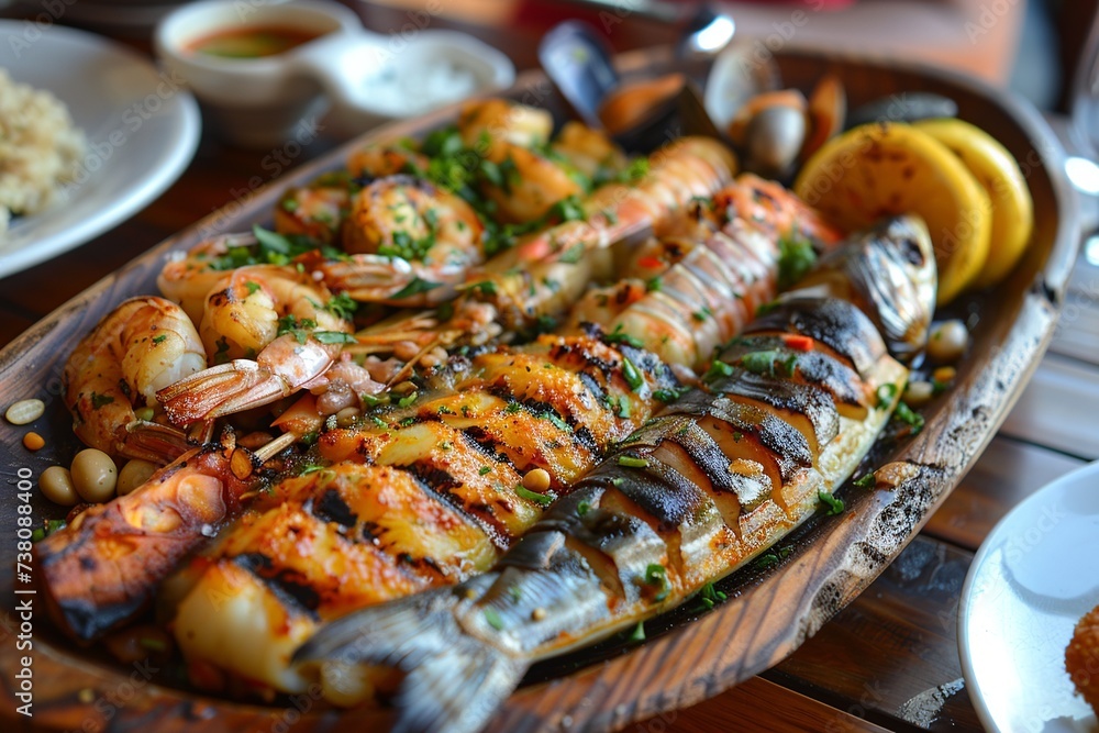 Portugal's Rich Seafood Platter Arrangement
Portugal's Rich Seafood Platter Arrangement