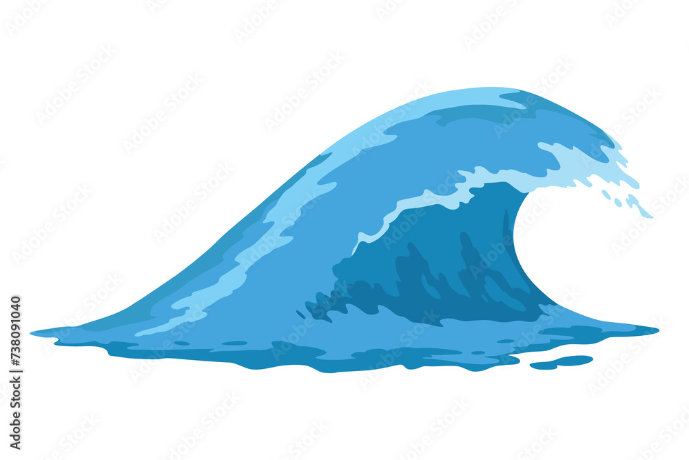 Animation water wave frame. Water splash for animation and visual effects. Sea or ocean wave with drops or splatters. Cartoon illustration Animation water wave frame. Water splash for animation and visual effects. Sea or ocean wave with drops or splatters. Cartoon illustration