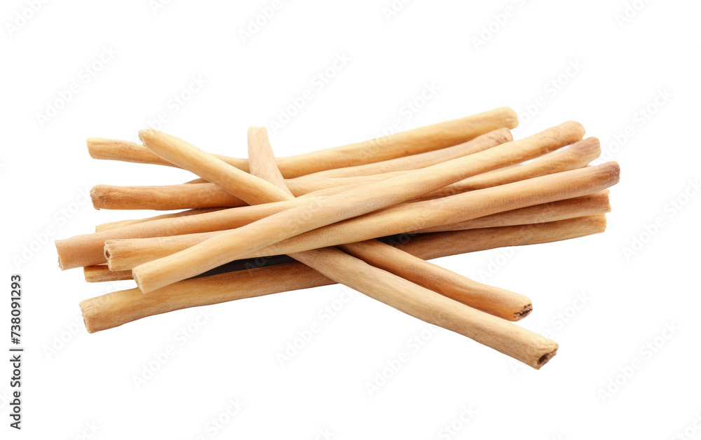 A Pile of Sticks. A collection of various sticks stacked. Isolated on a Transparent Background PNG.